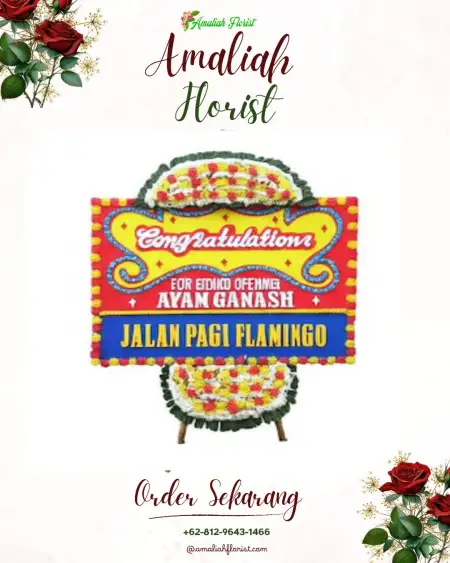 Sewa Papan Bunga Resepsi Pernikahan Depok